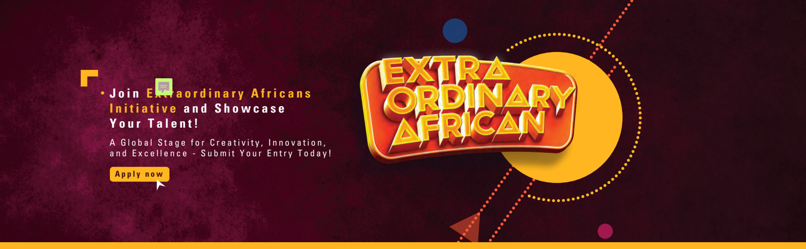 Extraordinary African initiative banner